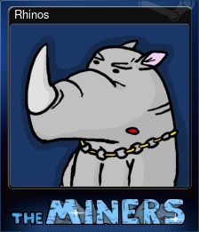 Series 1 - Card 3 of 9 - Rhinos