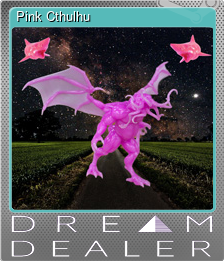 Series 1 - Card 5 of 15 - Pink Cthulhu