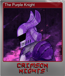 Series 1 - Card 5 of 6 - The Purple Knight
