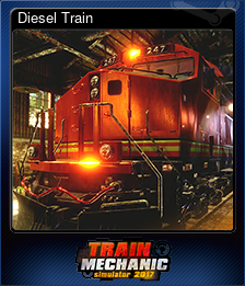 Series 1 - Card 2 of 8 - Diesel Train