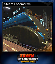 Series 1 - Card 1 of 8 - Steam Locomotive