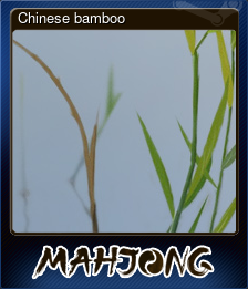 Series 1 - Card 4 of 6 - Chinese bamboo