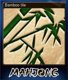 Series 1 - Card 2 of 6 - Bamboo tile