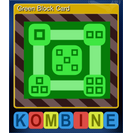 Green Block Card