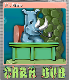 Series 1 - Card 4 of 5 - Mr. Rhino