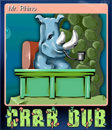 Series 1 - Card 4 of 5 - Mr. Rhino