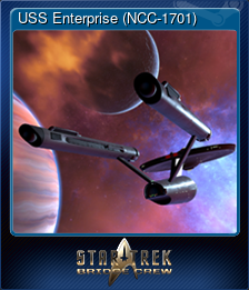 Series 1 - Card 6 of 7 - USS Enterprise (NCC-1701)