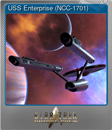 Series 1 - Card 6 of 7 - USS Enterprise (NCC-1701)