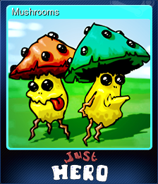 Series 1 - Card 4 of 5 - Mushrooms