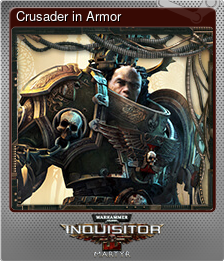 Series 1 - Card 1 of 10 - Crusader in Armor