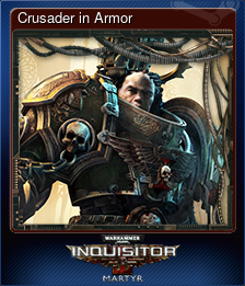 Series 1 - Card 1 of 10 - Crusader in Armor