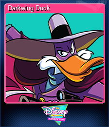 Series 1 - Card 2 of 5 - Darkwing Duck