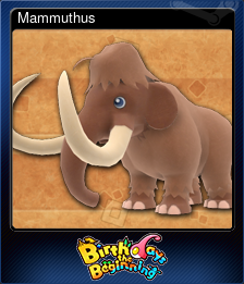 Series 1 - Card 4 of 6 - Mammuthus