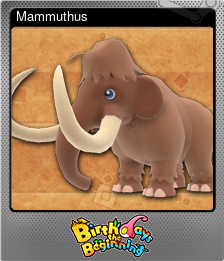 Series 1 - Card 4 of 6 - Mammuthus