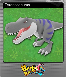 Series 1 - Card 1 of 6 - Tyrannosaurus
