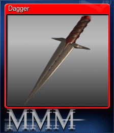 Series 1 - Card 5 of 5 - Dagger