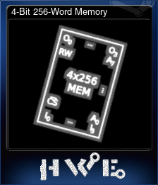 4-Bit 256-Word Memory