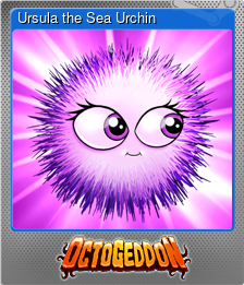 Series 1 - Card 4 of 5 - Ursula the Sea Urchin