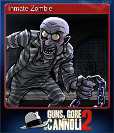 Series 1 - Card 2 of 6 - Inmate Zombie