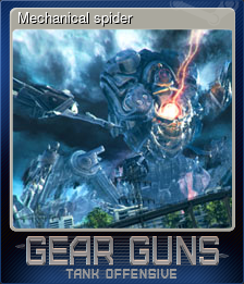 Series 1 - Card 8 of 12 - Mechanical spider