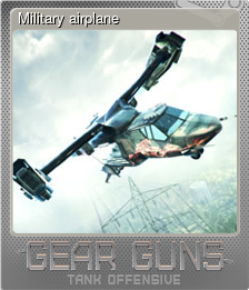 Series 1 - Card 6 of 12 - Military airplane