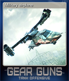 Series 1 - Card 6 of 12 - Military airplane
