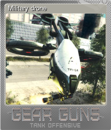 Series 1 - Card 7 of 12 - Military drone