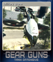 Series 1 - Card 7 of 12 - Military drone