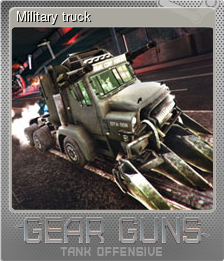 Series 1 - Card 5 of 12 - Military truck