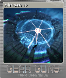 Series 1 - Card 9 of 12 - Alien warship