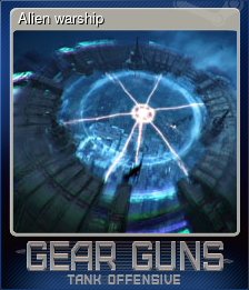 Series 1 - Card 9 of 12 - Alien warship