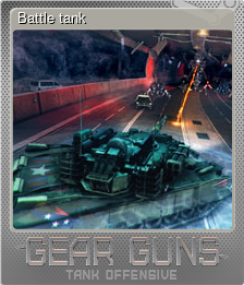 Series 1 - Card 4 of 12 - Battle tank