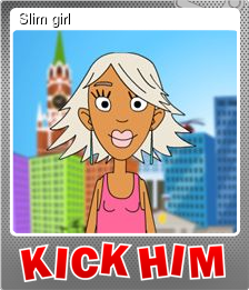 Series 1 - Card 2 of 5 - Slim girl