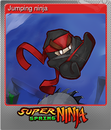 Series 1 - Card 3 of 5 - Jumping ninja