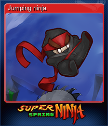 Series 1 - Card 3 of 5 - Jumping ninja