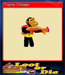 Series 1 - Card 1 of 10 - Flame Thrower