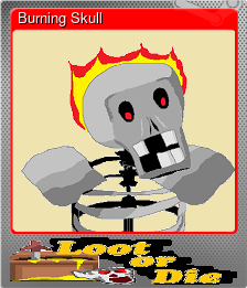 Series 1 - Card 7 of 10 - Burning Skull