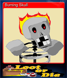 Series 1 - Card 7 of 10 - Burning Skull