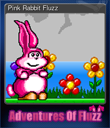 Series 1 - Card 2 of 5 - Pink Rabbit Fluzz