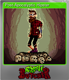 Series 1 - Card 2 of 6 - Post-Apocalyptic Hipster