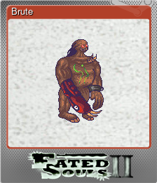 Series 1 - Card 1 of 5 - Brute