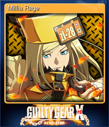 Series 1 - Card 3 of 7 - Millia Rage