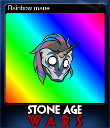 Series 1 - Card 1 of 5 - Rainbow mane