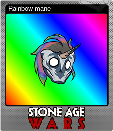 Series 1 - Card 1 of 5 - Rainbow mane