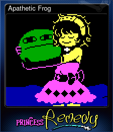 Series 1 - Card 4 of 5 - Apathetic Frog