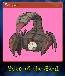 Series 1 - Card 4 of 5 - Scorpion