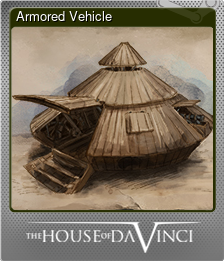 Series 1 - Card 1 of 6 - Armored Vehicle