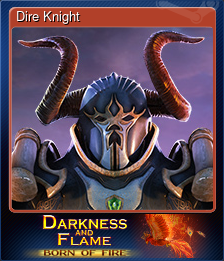 Series 1 - Card 4 of 6 - Dire Knight