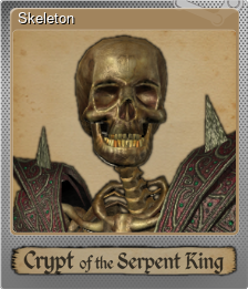 Series 1 - Card 6 of 6 - Skeleton