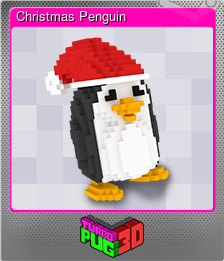 Series 1 - Card 5 of 5 - Christmas Penguin